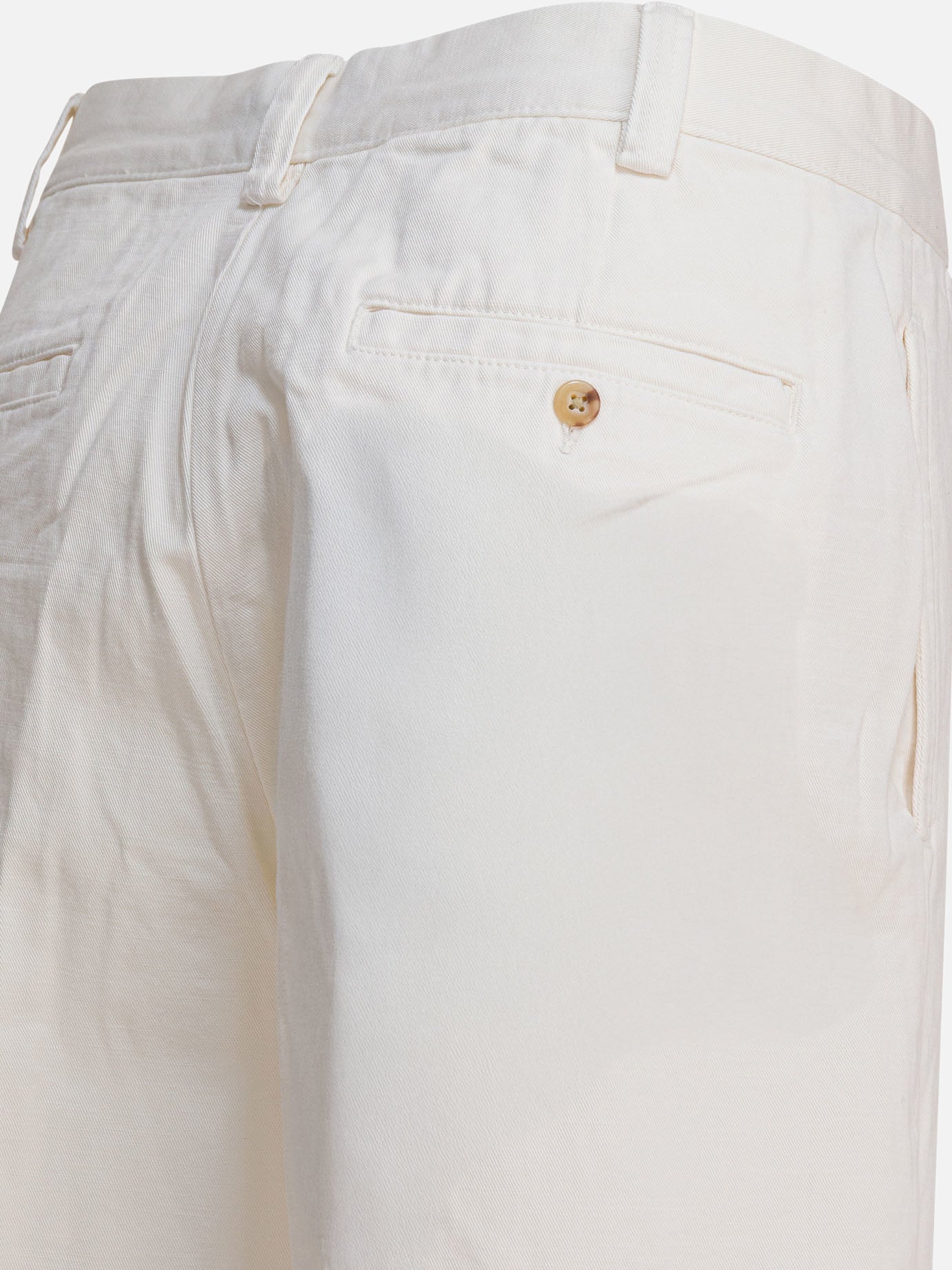 Leisure trousers Solid colour  White - Polo Ralph Lauren Women | PDP | VIETTI Online Store | thumbnail_4