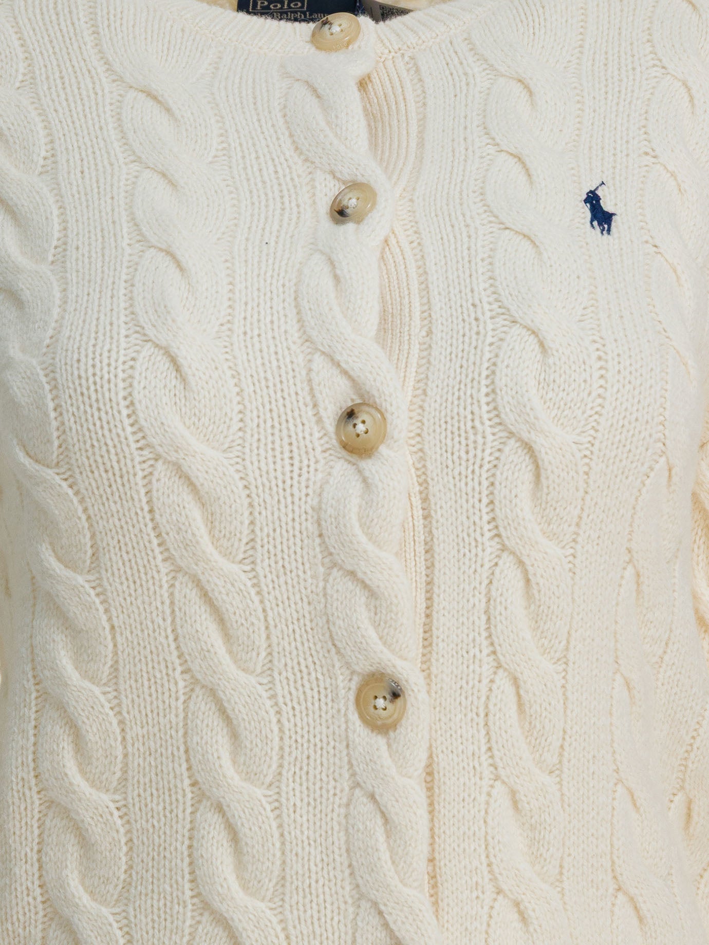 Cardigans Logo  White - Polo Ralph Lauren Women | PDP | VIETTI Online Store | Zoom-Modal_3
