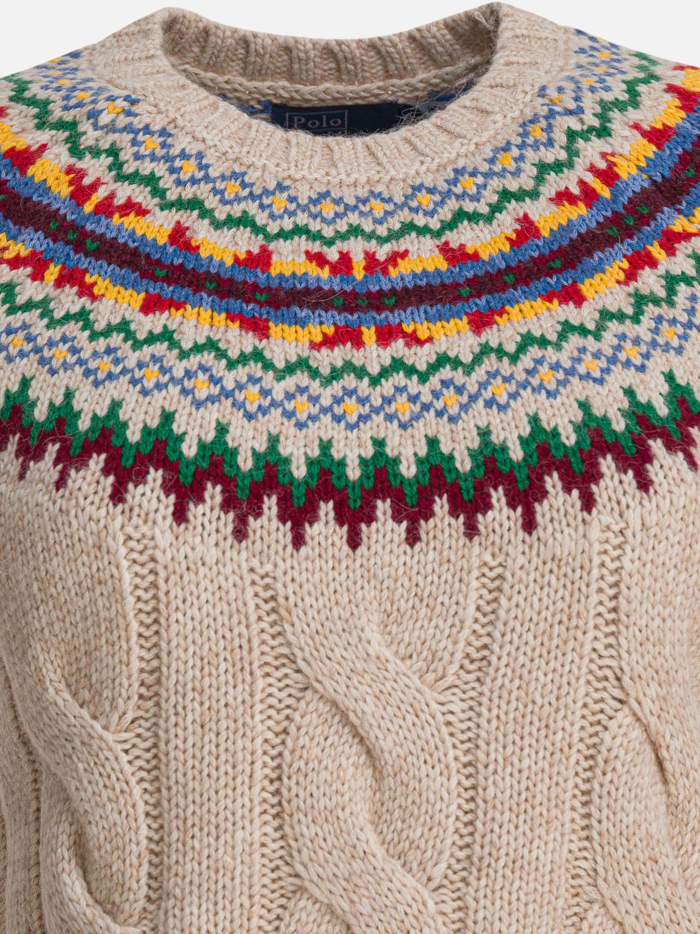 Vests Textured knit  Beige - Polo Ralph Lauren Women | PDP | VIETTI Online Store | thumbnail_3