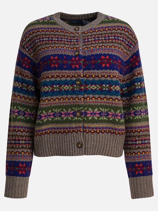 Cardigan Textured knit  Beige - Polo Ralph Lauren Donna | PLP | VIETTI Online Store 
