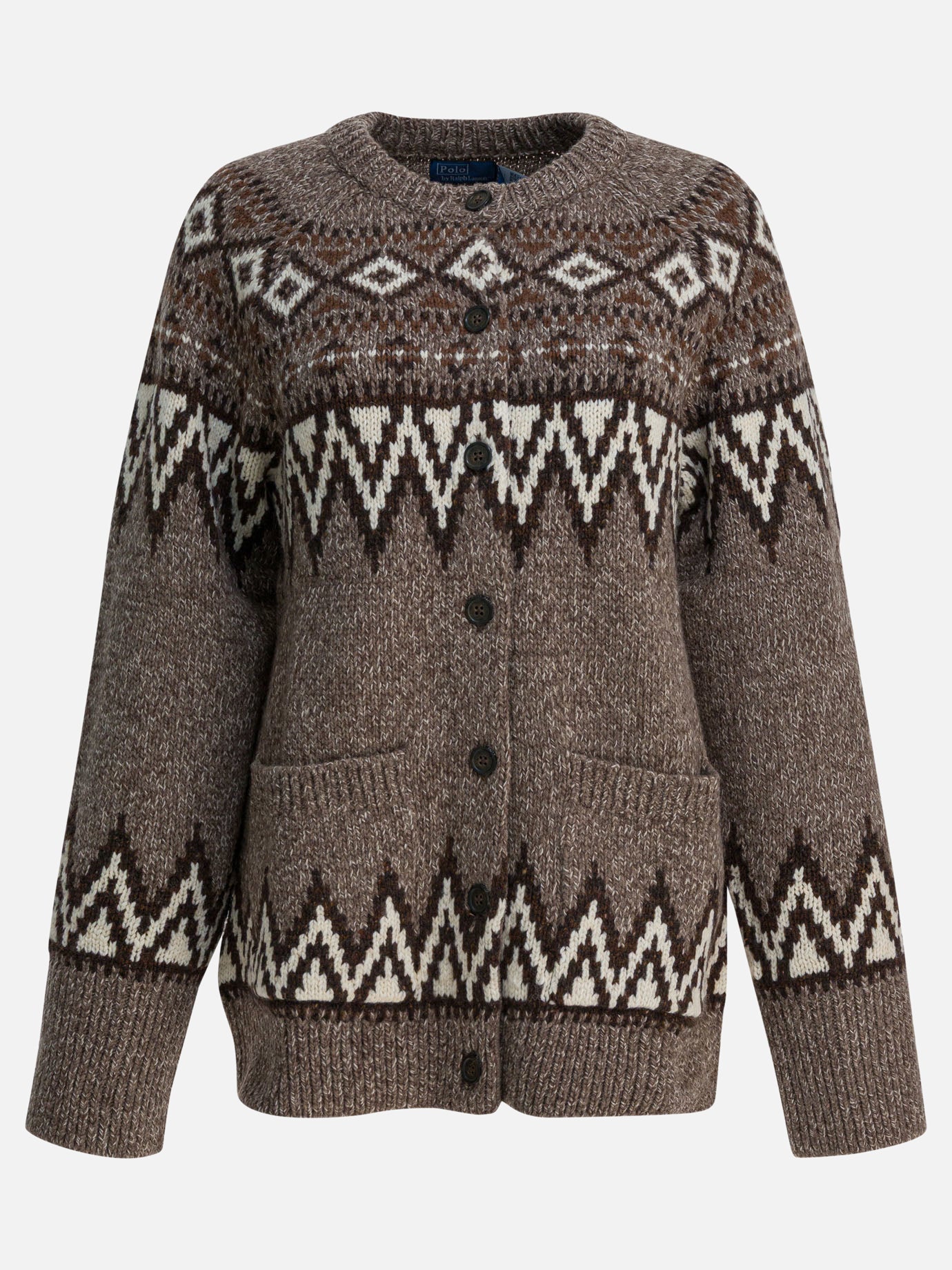 Cardigans Textured knit  Brown - Polo Ralph Lauren Women | PDP | VIETTI Online Store | thumbnail