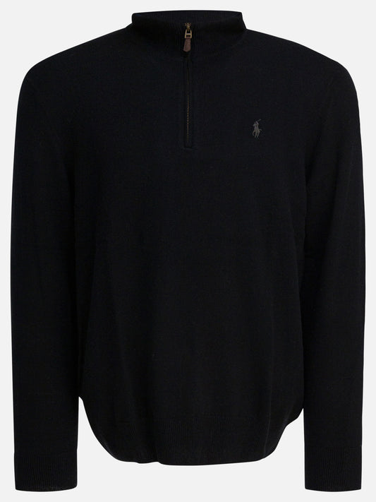 Maglioni con zip Logo  Nero - Polo Ralph Lauren Uomo | PLP | VIETTI Online Store 
