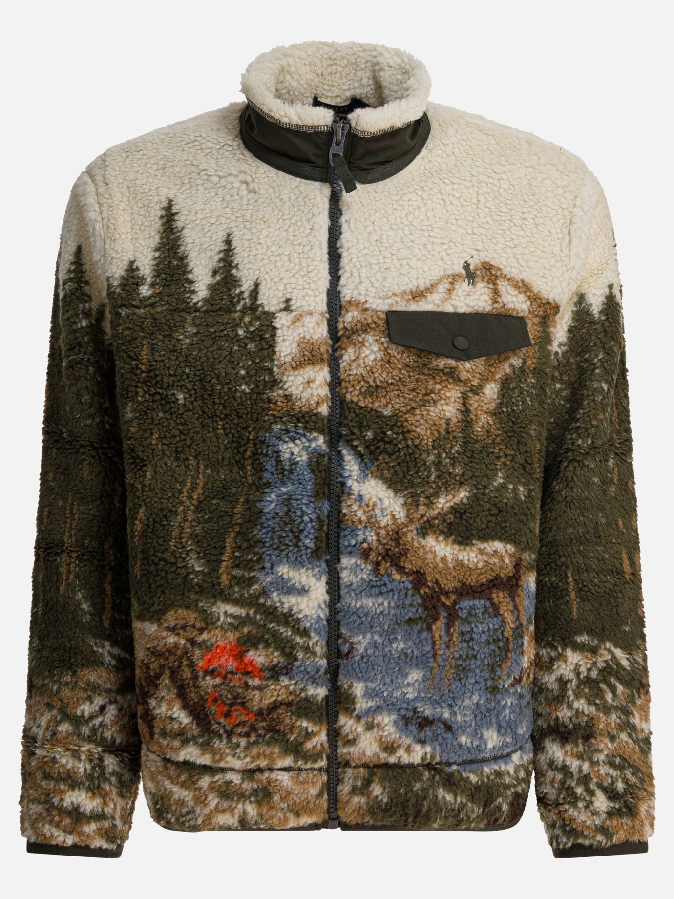 Giacche in pile Print  Multicolor - Polo Ralph Lauren Uomo | PDP | VIETTI Online Store | Zoom-Modal

