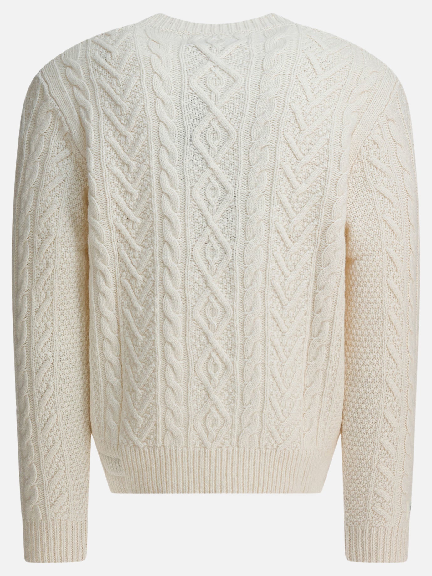 Crewneck sweaters Textured knit  White - Polo Ralph Lauren Men | PDP | VIETTI Online Store | thumbnail_2
