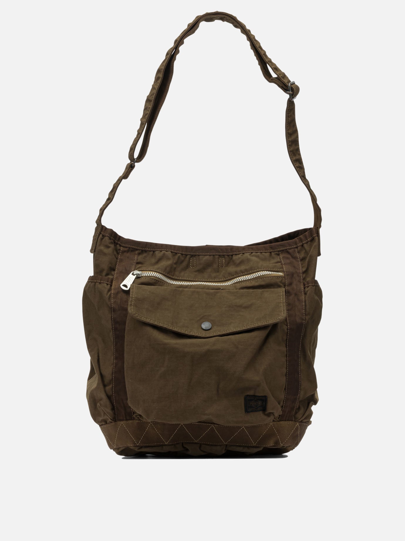 Small bags 50% nylon 50% cotton  Brown - Porter-Yoshida & Co Men | PDP | VIETTI Online Store | Zoom-Modal
