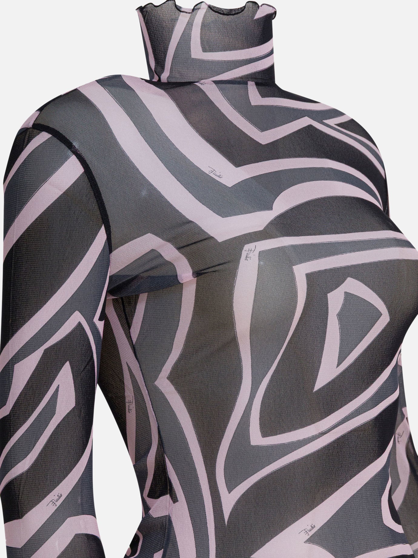 Mock neck t-shirts Print  Black - Pucci Women | PDP | VIETTI Online Store | Zoom-Modal_4
