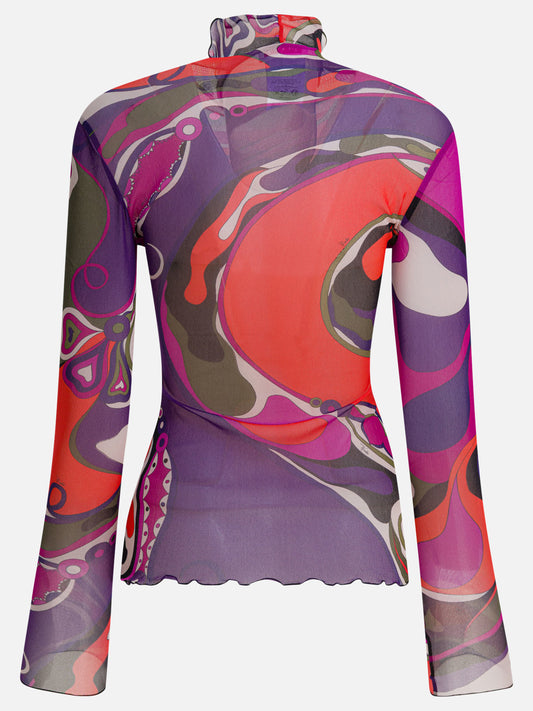 Mock neck t-shirts Print  Purple - Pucci Women | PLP | VIETTI Online Store | 2
