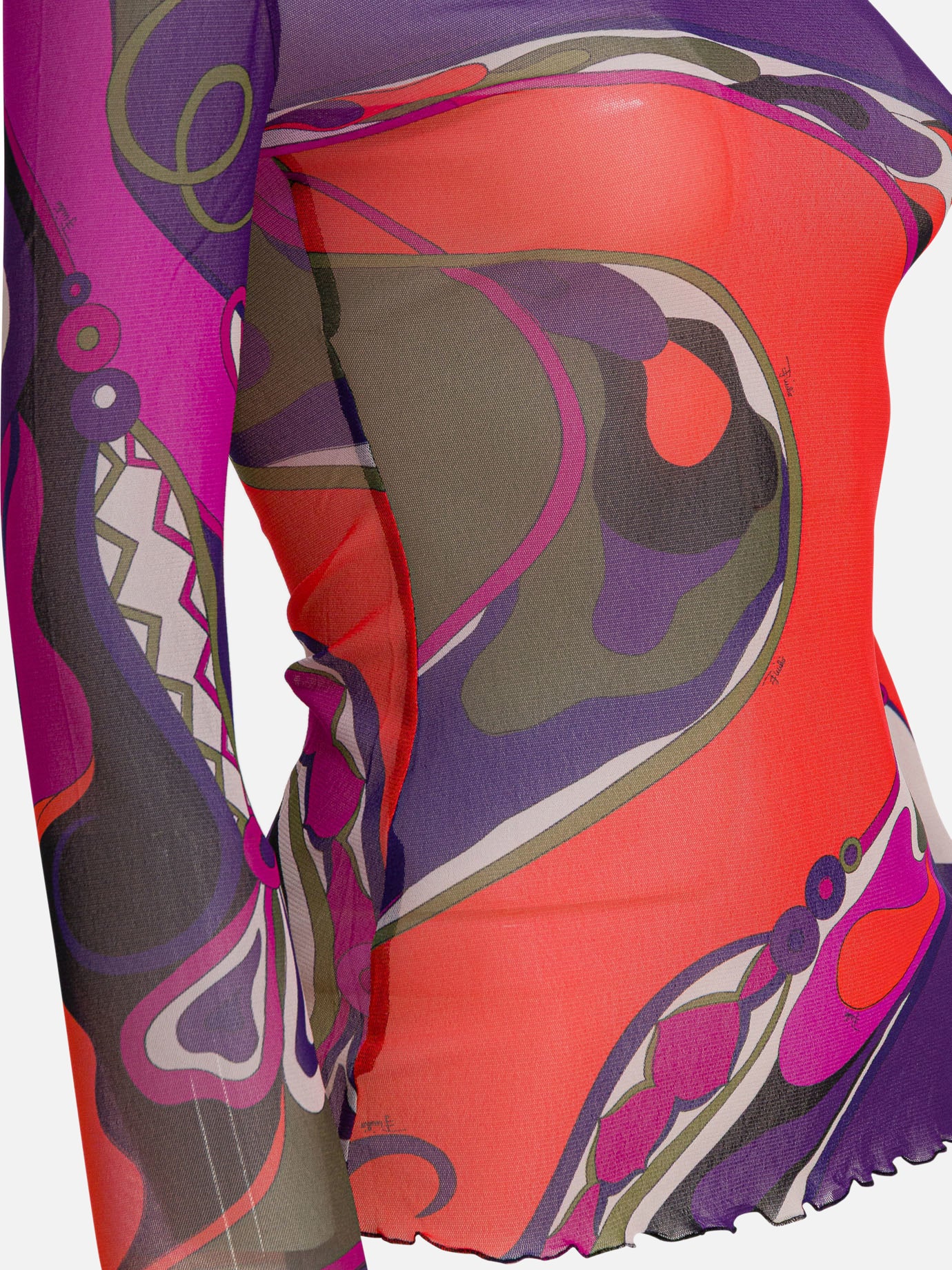 Mock neck t-shirts Print  Purple - Pucci Women | PDP | VIETTI Online Store | Zoom-Modal_4
