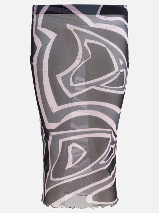 Gonne midi Print  Nero - Pucci Donna | VIETTI Online Store 
