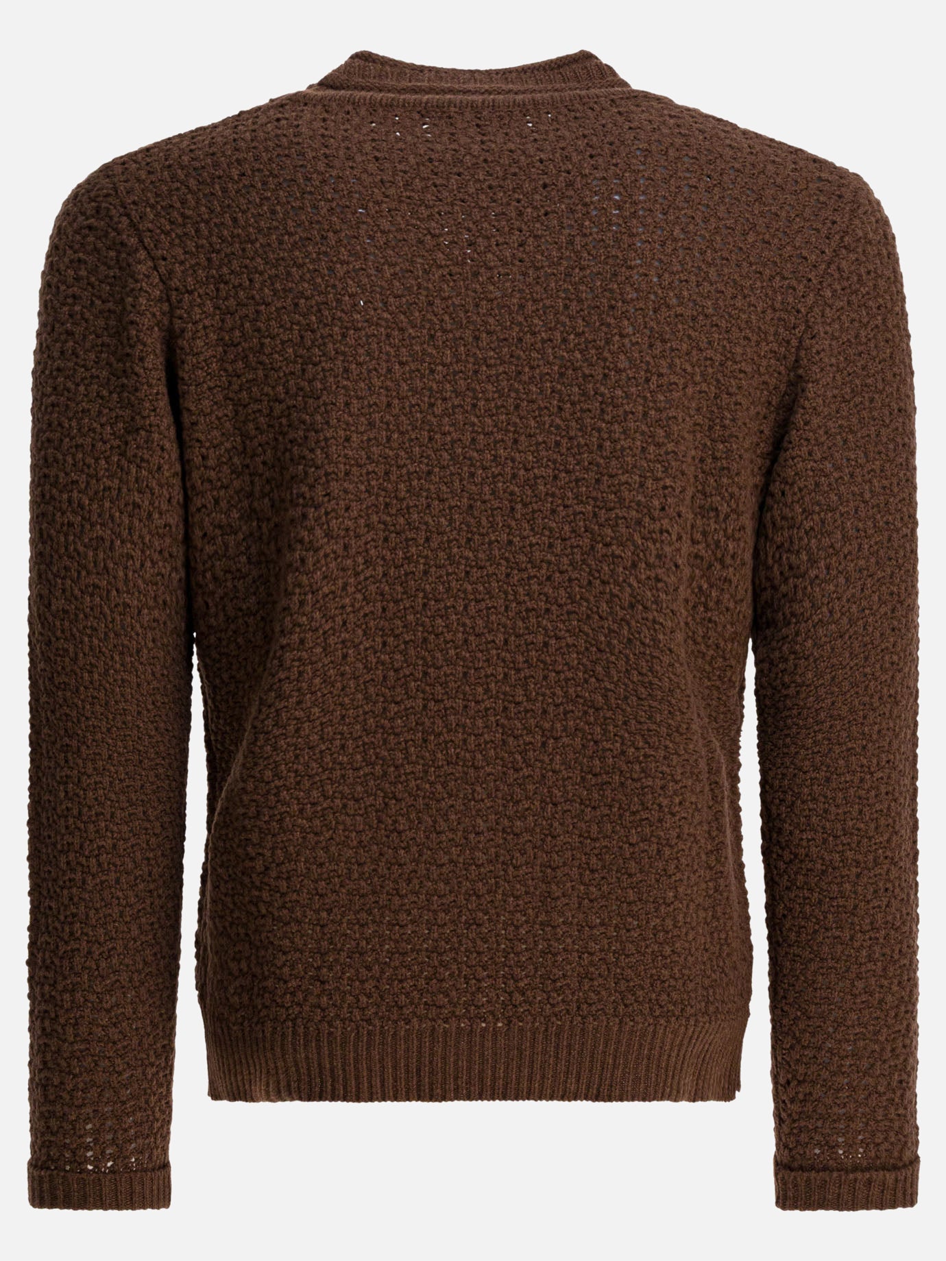 Crewneck sweaters Solid colour  Brown - Rakkì Men | PDP | VIETTI Online Store | Zoom-Modal_2

