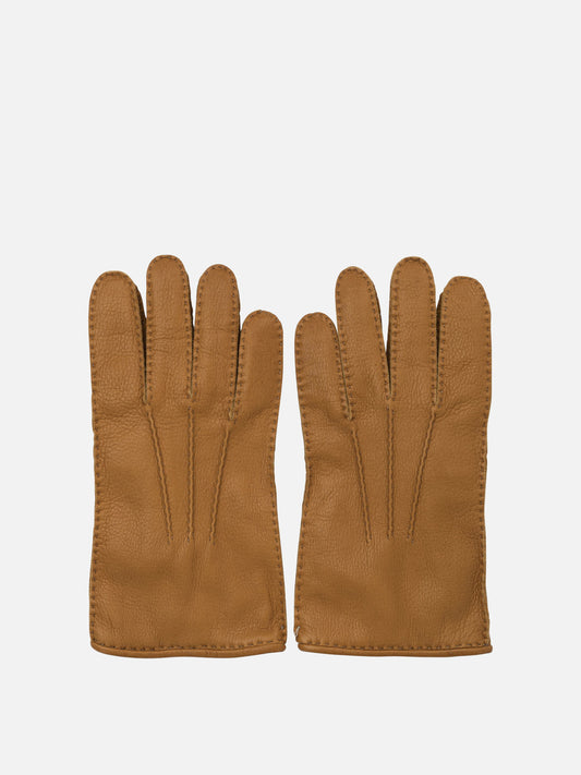 Guanti casual 100% leather  Marrone - Restelli Uomo | PLP | VIETTI Online Store 
