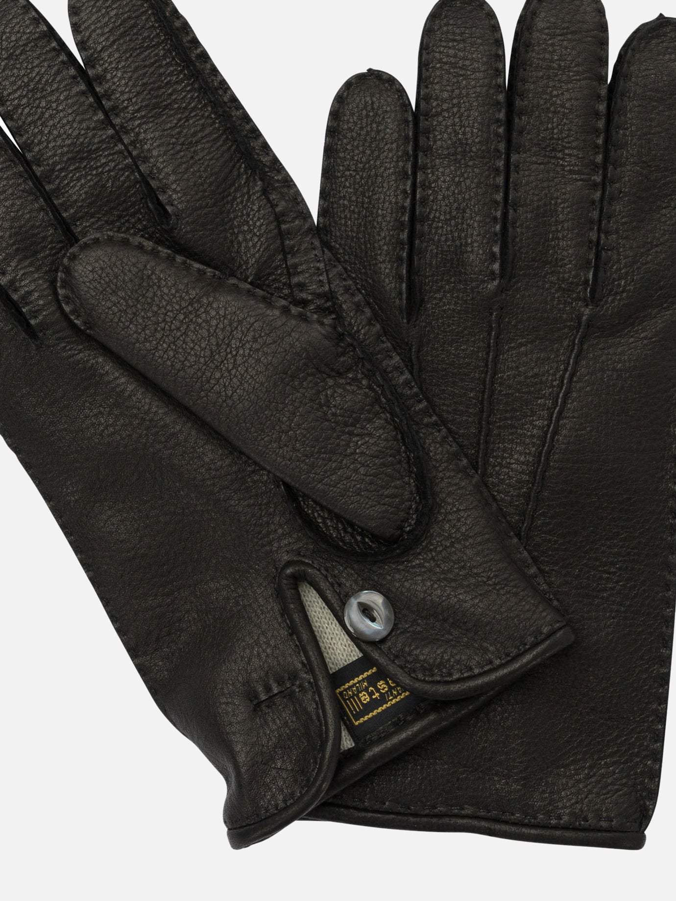 Guanti casual 100% leather  Nero - Restelli Uomo | PDP | VIETTI Online Store | thumbnail_2