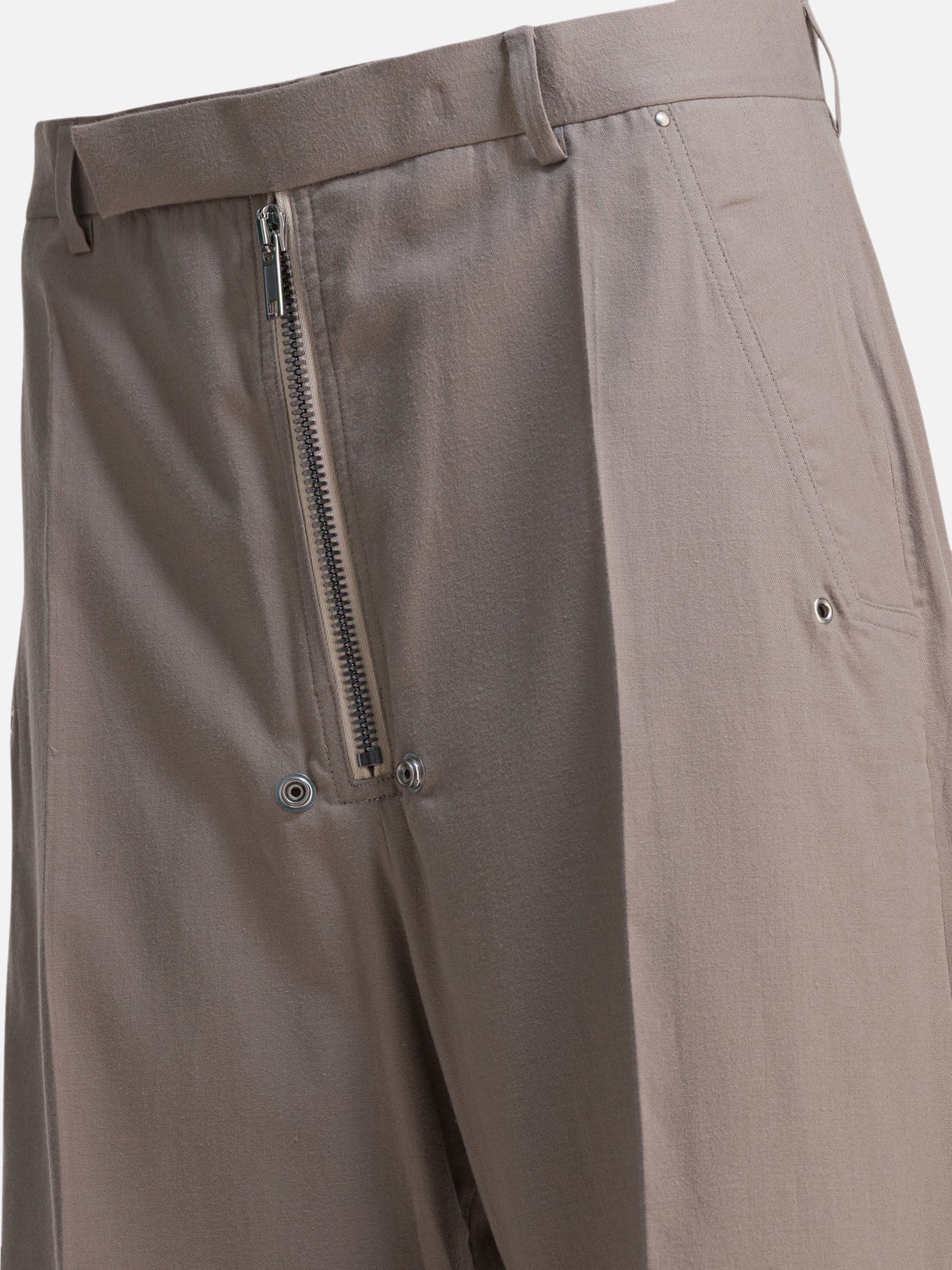 Pantaloni casual Solid colour  Beige - Rick Owens Donna | PDP | VIETTI Online Store | thumbnail_4