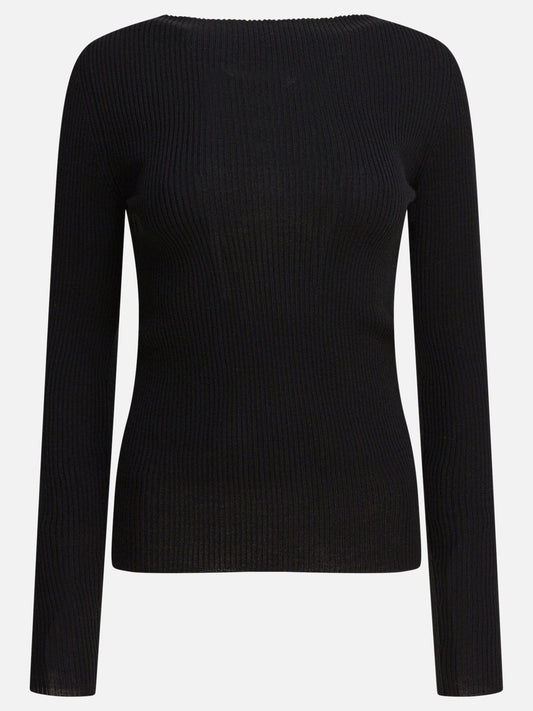 Maglioni a barchetta Solid colour  Nero - Rick Owens Donna | PDP | VIETTI Online Store 
