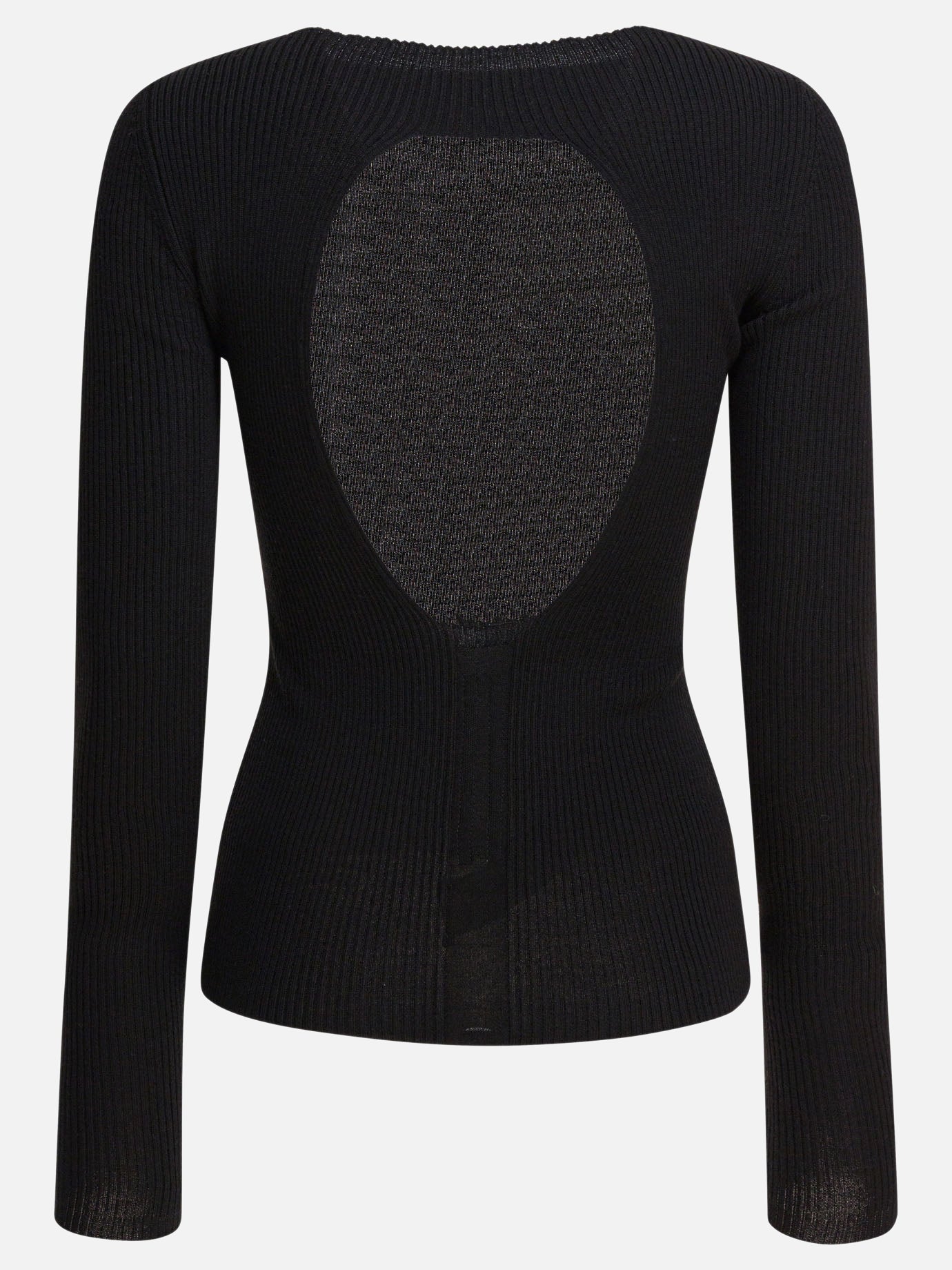 Boat neck sweaters Solid colour  Black - Rick Owens Women | PDP | VIETTI Online Store | thumbnail_2