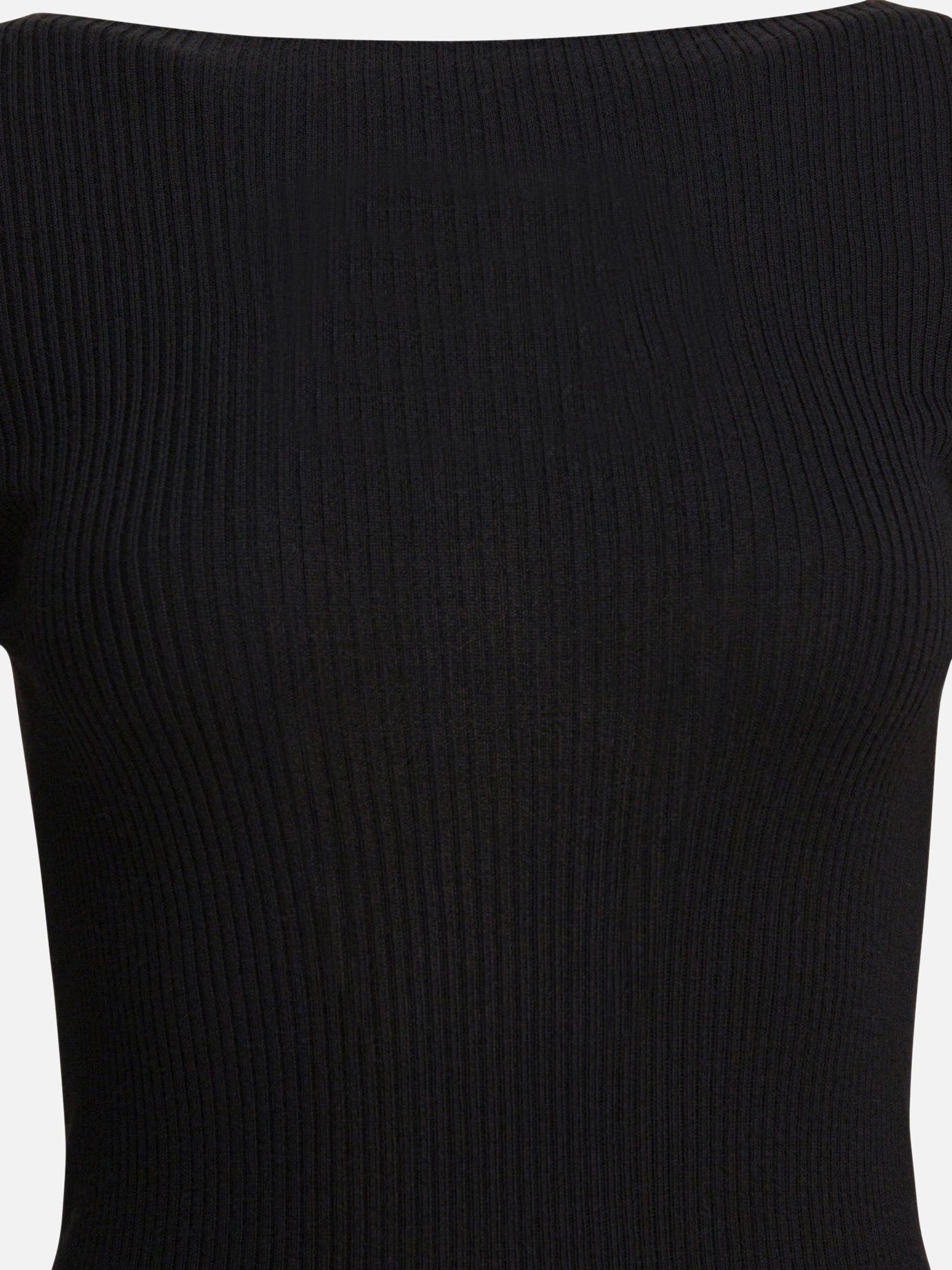 Boat neck sweaters Solid colour  Black - Rick Owens Women | PDP | VIETTI Online Store | Zoom-Modal_3
