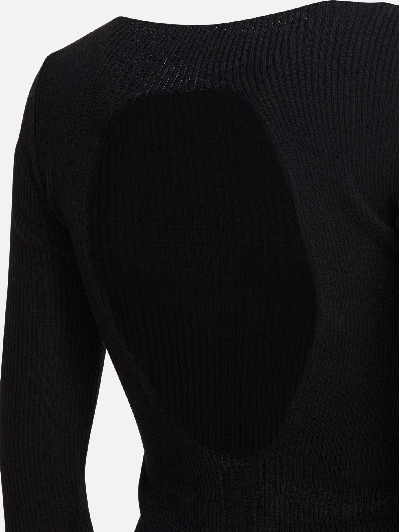 Boat neck sweaters Solid colour  Black - Rick Owens Women | PDP | VIETTI Online Store | thumbnail_4