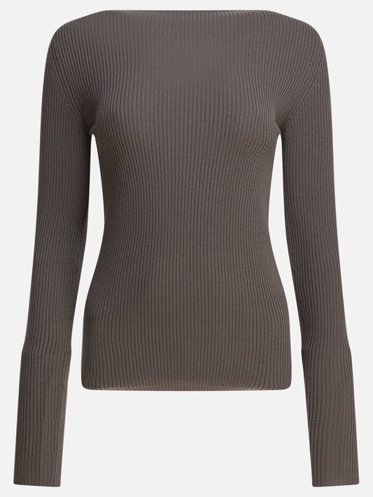 Maglioni a barchetta Solid colour  Grigio - Rick Owens Donna | PDP | VIETTI Online Store 
