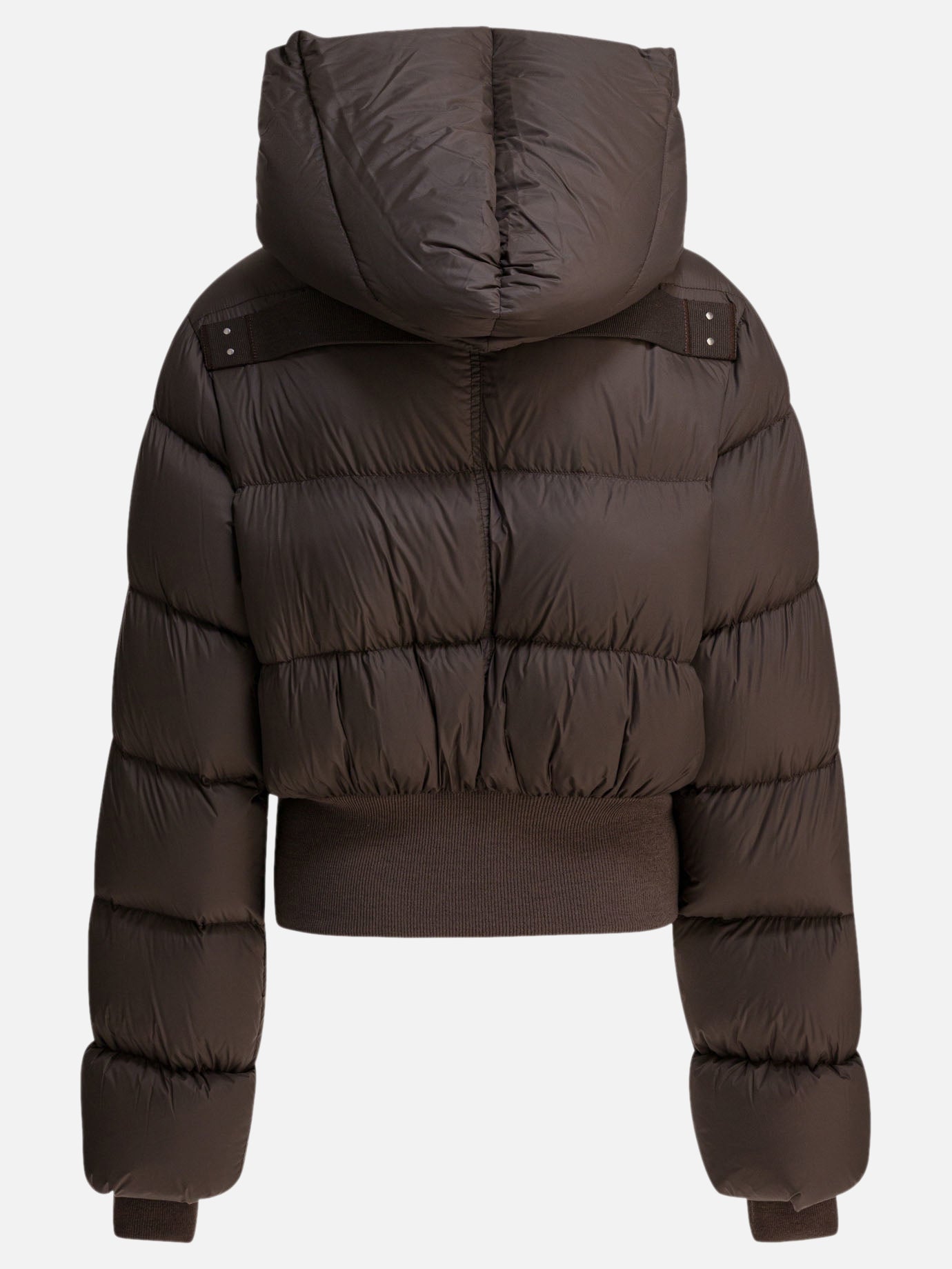 Piumini corti Solid colour  Marrone - Rick Owens Donna | PDP | VIETTI Online Store | thumbnail_2