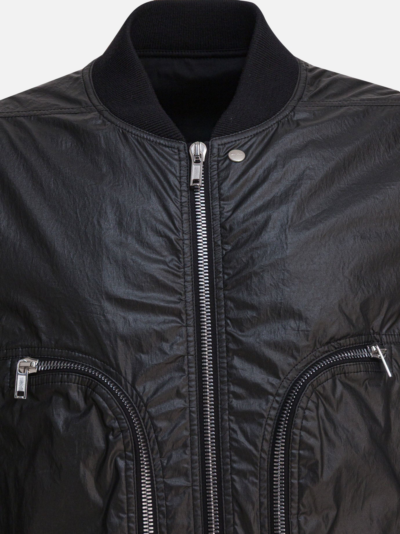 Bomber Solid colour  Nero - Rick Owens Uomo | PDP | VIETTI Online Store | Zoom-Modal_3

