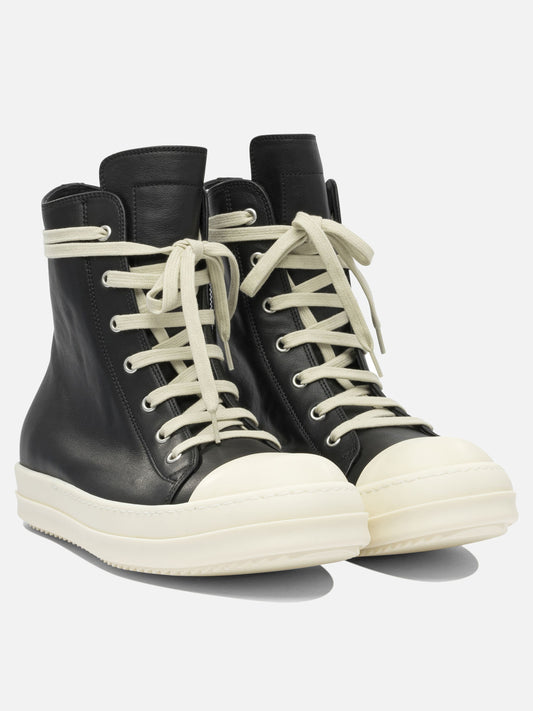 Rick Owens Sneaker in pelle 12225443_43 Black 2