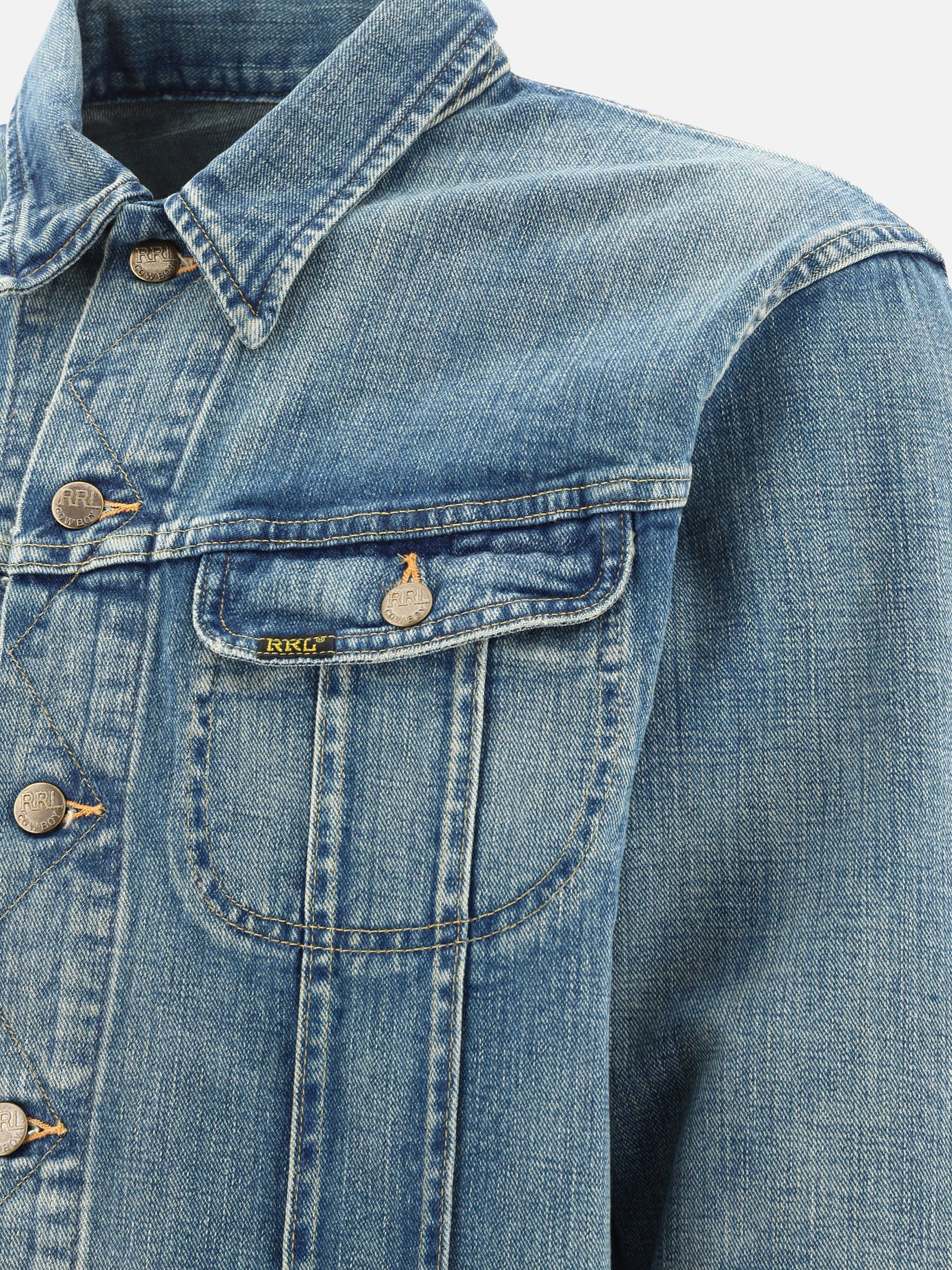 Denim jackets Denim  Light blue - RRL by Ralph Lauren Men | PDP | VIETTI Online Store | Zoom-Modal_4
