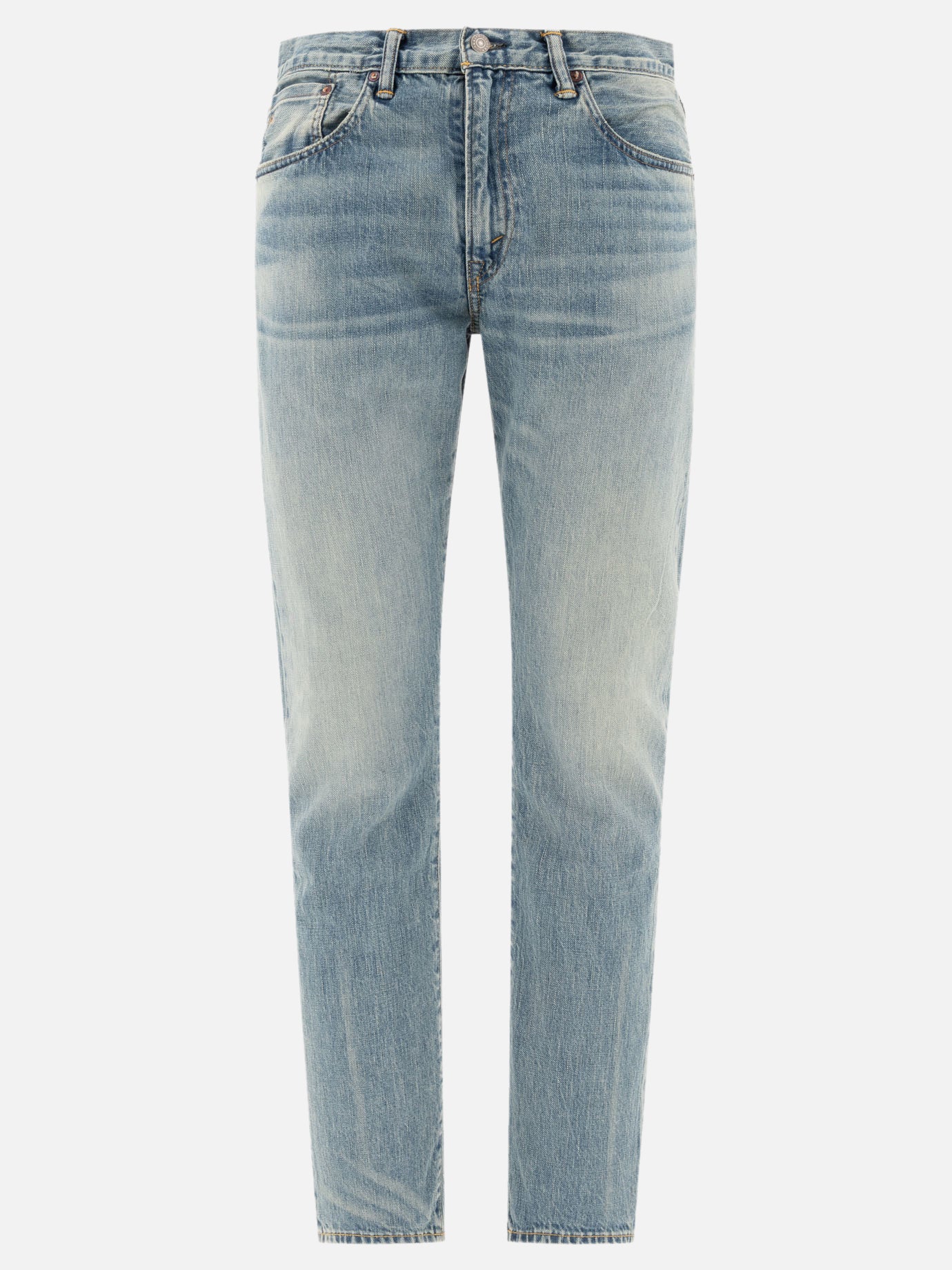 Straight-leg jeans Denim  Light blue - RRL by Ralph Lauren Men | PDP | VIETTI Online Store | Zoom-Modal
