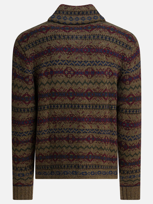 Cardigans Textured knit  Brown - RRL by Ralph Lauren Men | PLP | VIETTI Online Store | 2
