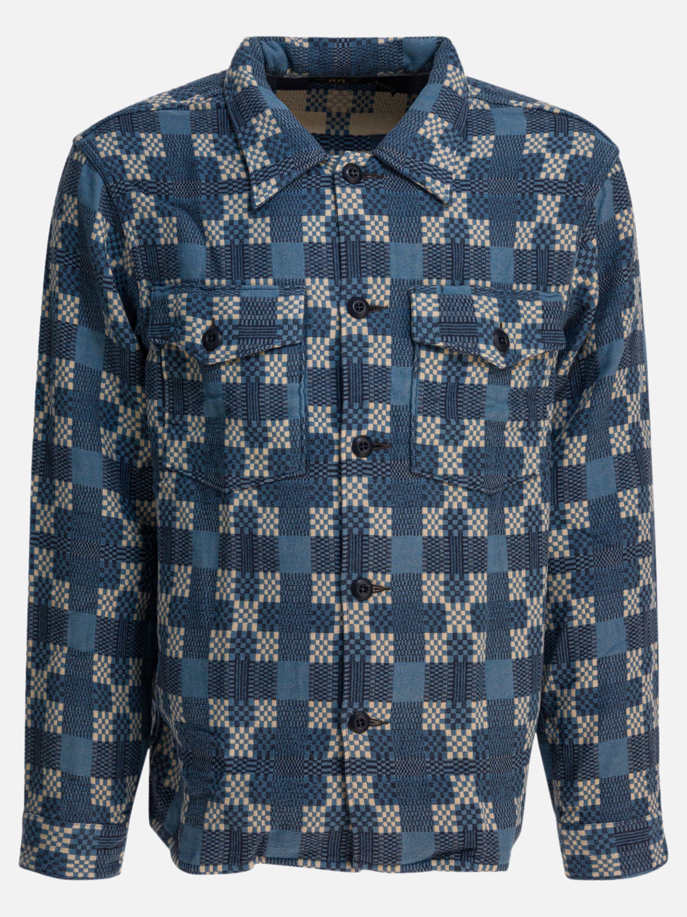 Giacche overshirt Check  Blu - RRL by Ralph Lauren Uomo | PDP | VIETTI Online Store | thumbnail