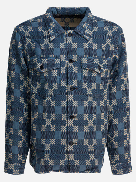 Giacche overshirt Check  Blu - RRL by Ralph Lauren Uomo | PLP | VIETTI Online Store 
