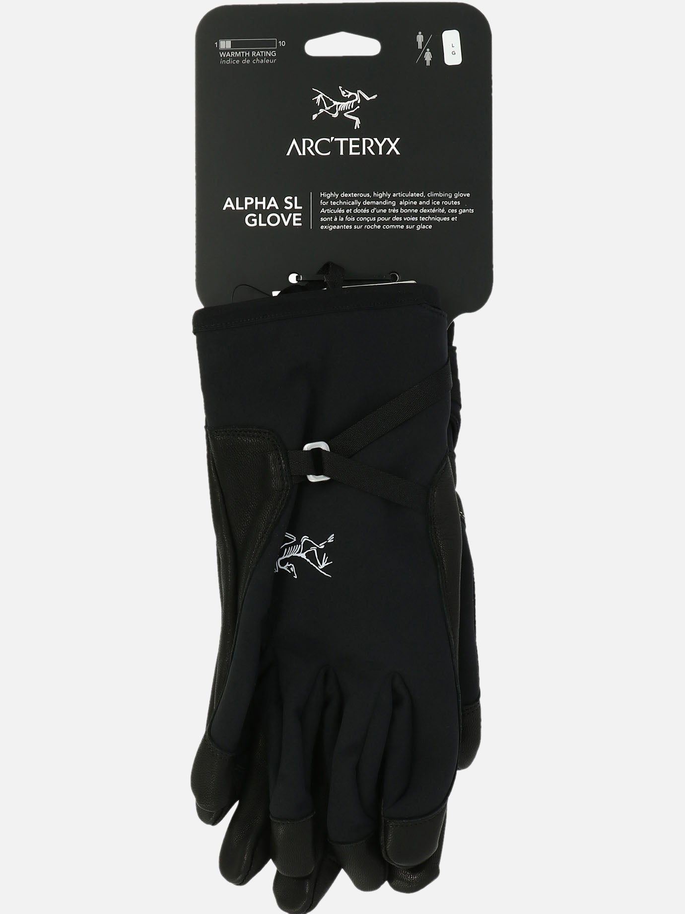 Sport gloves 100% polyester  Black - Arc'teryx Men | PDP | VIETTI Online Store | Zoom-Modal_2
