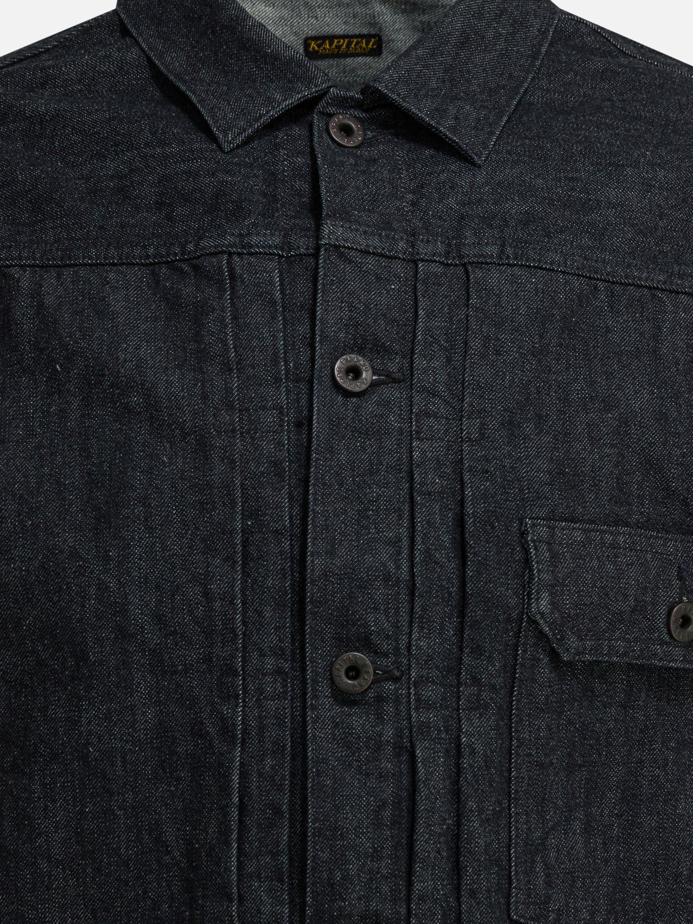 Denim jackets Solid colour  Blue - KAPITAL Men | PDP | VIETTI Online Store | Zoom-Modal_3

