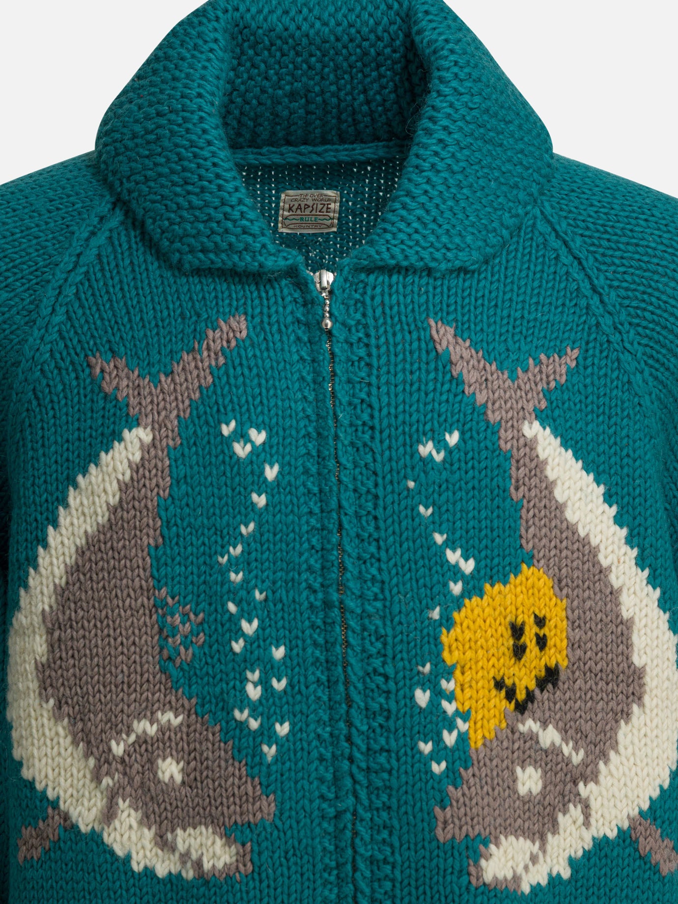 Zipped sweaters Graphics  Light blue - KAPITAL Men | PDP | VIETTI Online Store | thumbnail_3