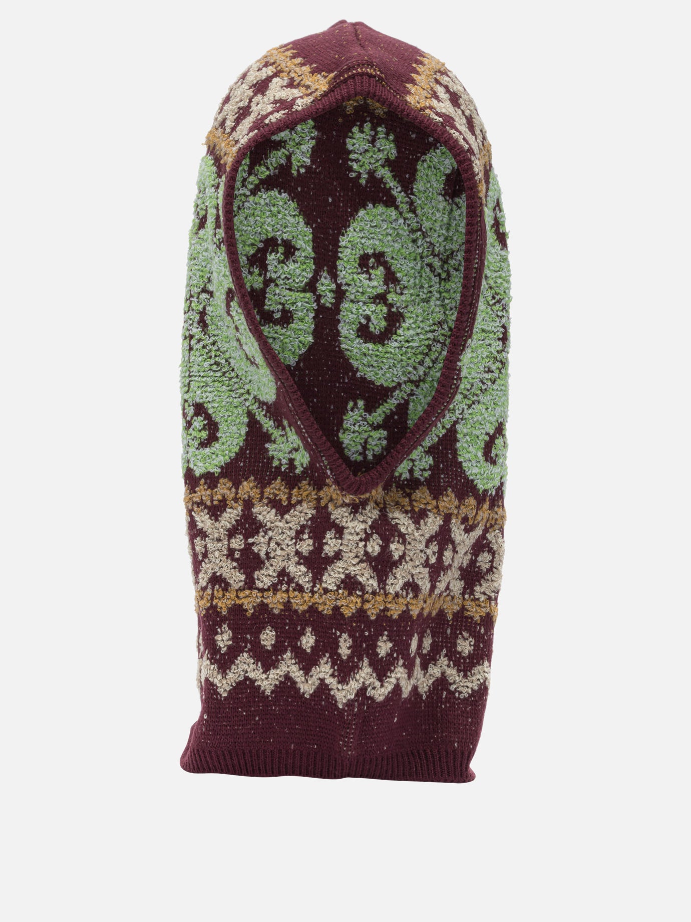 Balaclava 100% wool  Bordeaux - KAPITAL Men | PDP | VIETTI Online Store | thumbnail