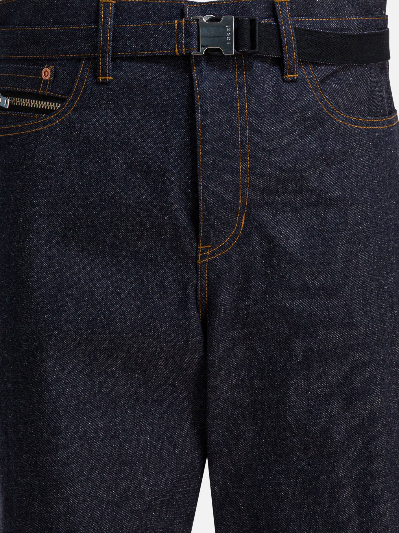 Wide-leg jeans Denim  Blue - Sacai Men | PDP | VIETTI Online Store | Zoom-Modal_3
