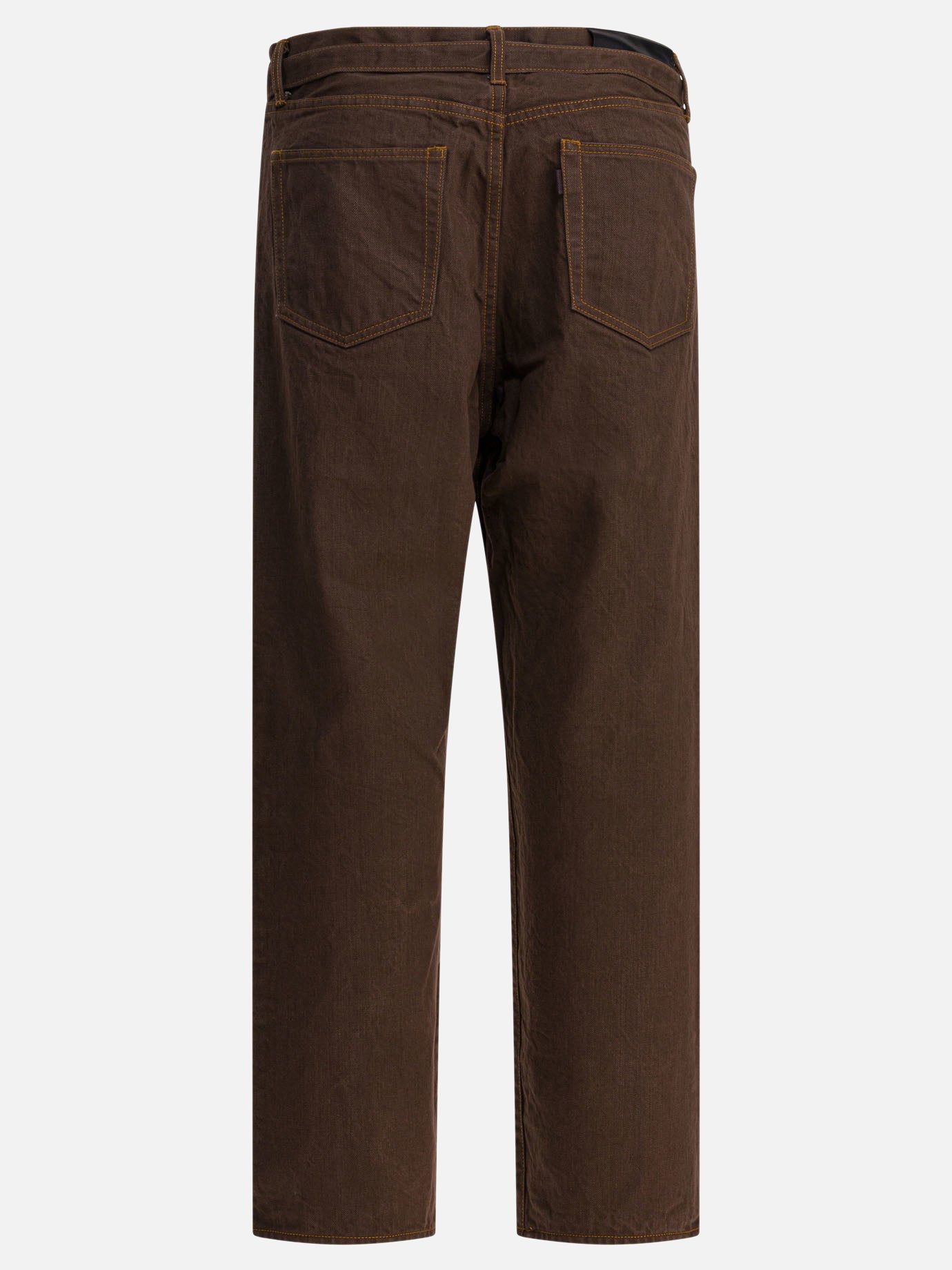 Wide-leg jeans Denim  Brown - Sacai Men | PDP | VIETTI Online Store | Zoom-Modal_2
