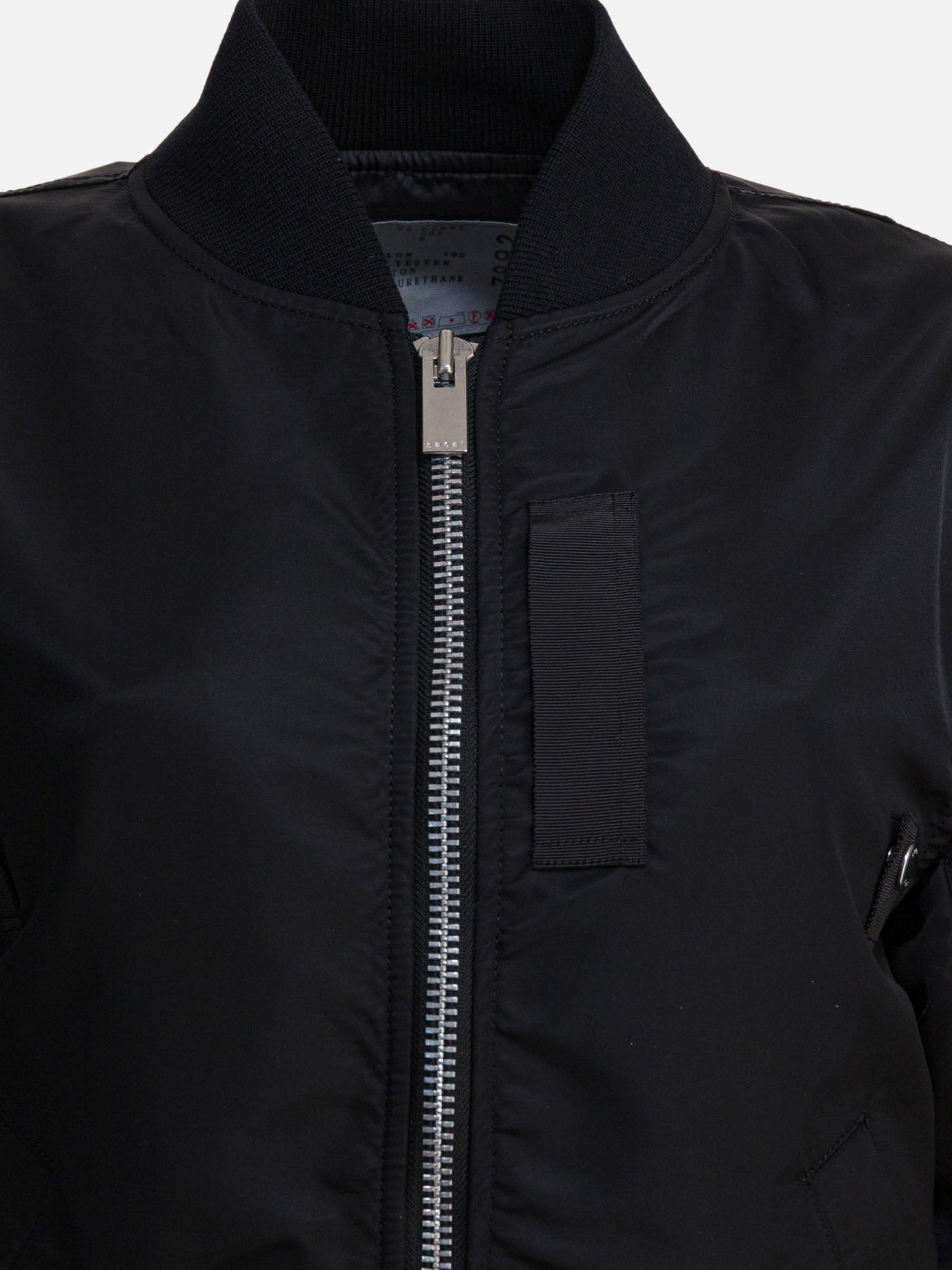 Bomber Solid colour  Nero - Sacai Donna | PDP | VIETTI Online Store | thumbnail_3