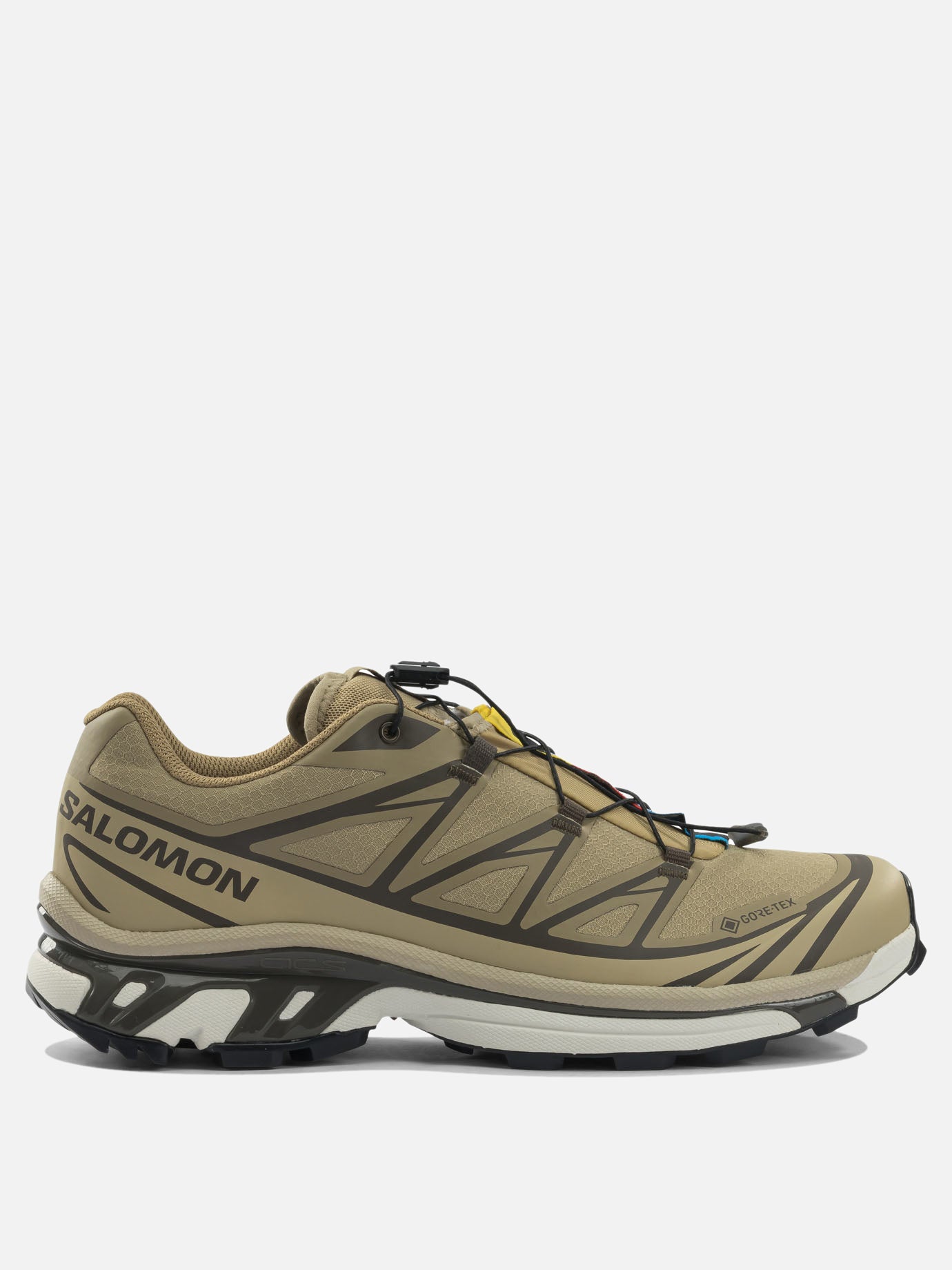 Sneaker alte 50% synthetic leather 50% mesh - 100% rubber  Beige - Salomon Uomo | PDP | VIETTI Online Store | Zoom-Modal
