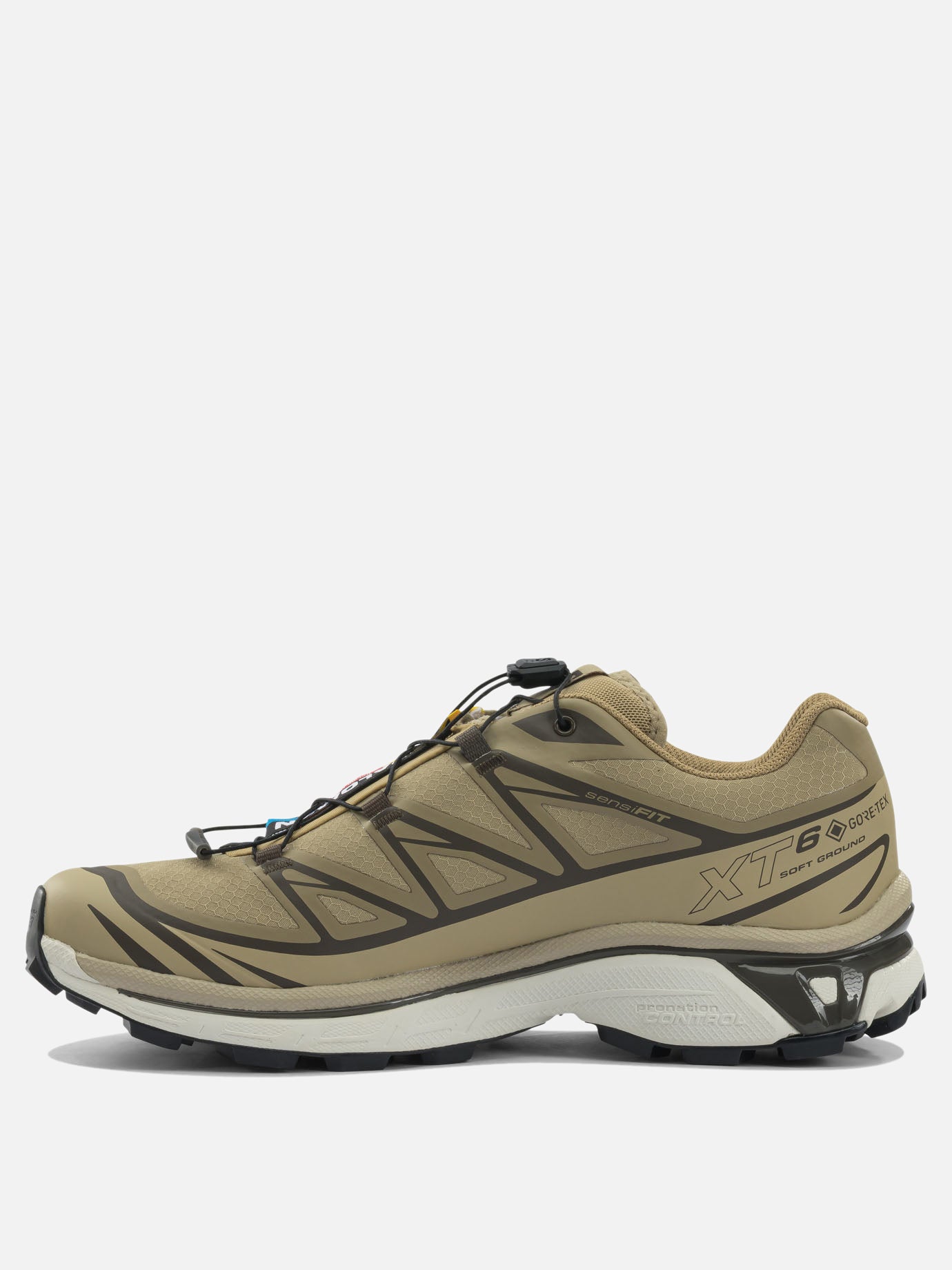 Sneaker alte 50% synthetic leather 50% mesh - 100% rubber  Beige - Salomon Uomo | PDP | VIETTI Online Store | thumbnail_3