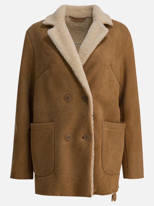 Shearling jackets Solid colour  Beige - Salvatore Santoro Women | PLP | VIETTI Online Store 
