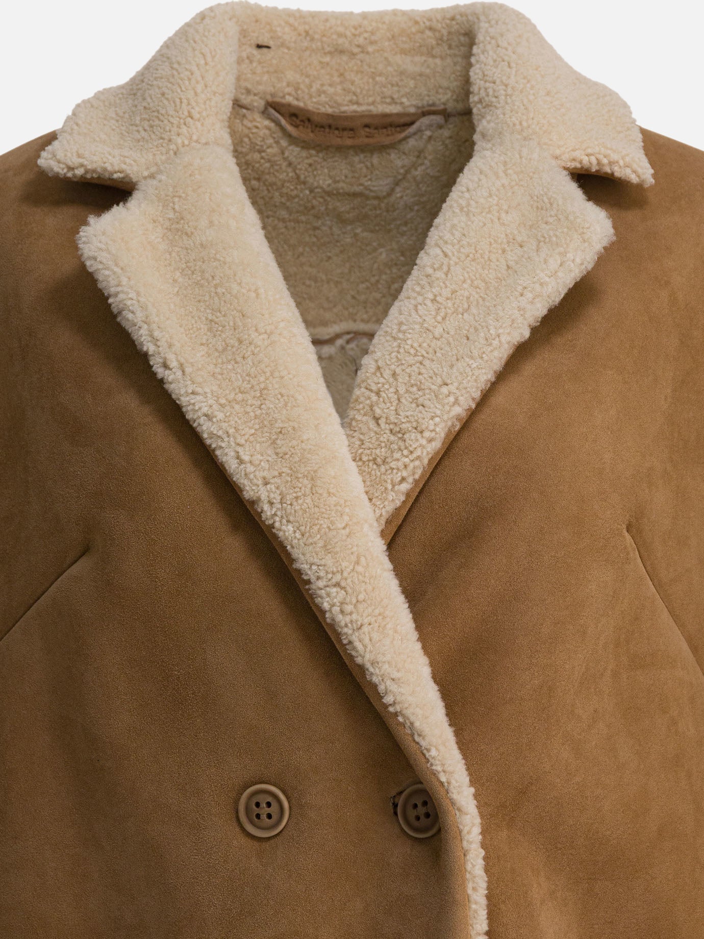 Shearling jackets Solid colour  Beige - Salvatore Santoro Women | PDP | VIETTI Online Store | thumbnail_3