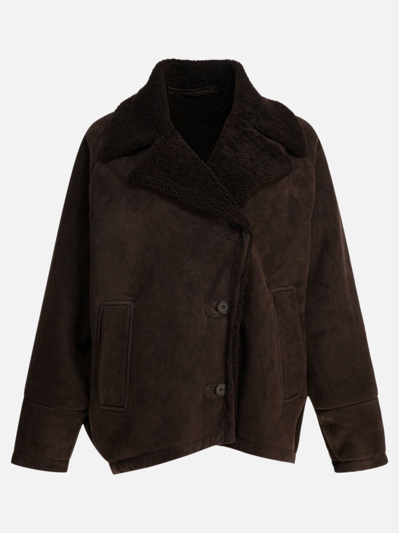 Shearling jackets Solid colour  Brown - Salvatore Santoro Women | PDP | VIETTI Online Store | Zoom-Modal

