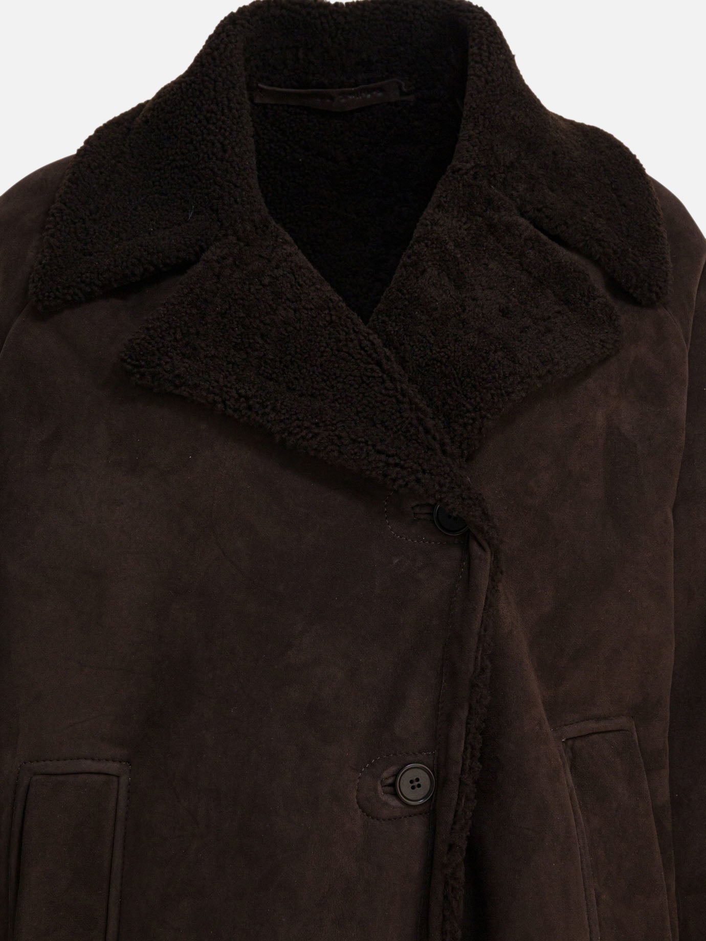 Shearling jackets Solid colour  Brown - Salvatore Santoro Women | PDP | VIETTI Online Store | thumbnail_3