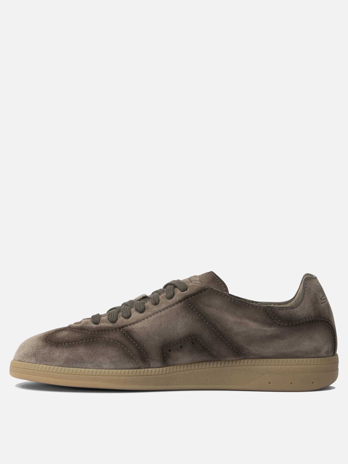 Sneaker basse 100% suede - 100% rubber  Marrone - Santoni Uomo | PDP | VIETTI Online Store | thumbnail_3