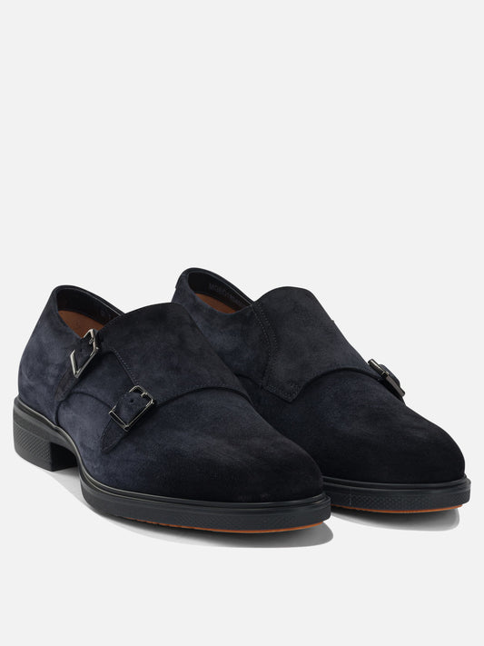 Mocassini 100% suede - 100% rubber  Blu - Santoni Uomo | PLP | VIETTI Online Store | 2
