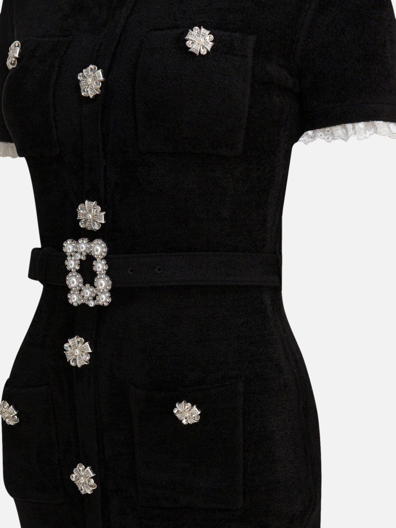 Midi dresses Solid colour  Black - Self-portrait Women | PDP | VIETTI Online Store | Zoom-Modal_4
