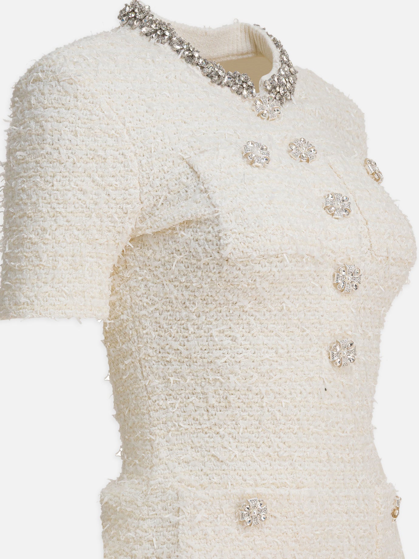Mini dresses Solid colour  Beige - Self-portrait Women | PDP | VIETTI Online Store | thumbnail_4