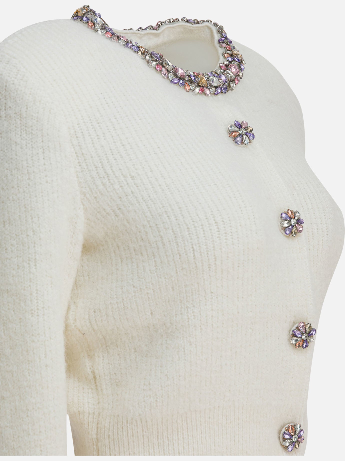 Cardigans Embellished  Beige - Self-portrait Women | PDP | VIETTI Online Store | thumbnail_4