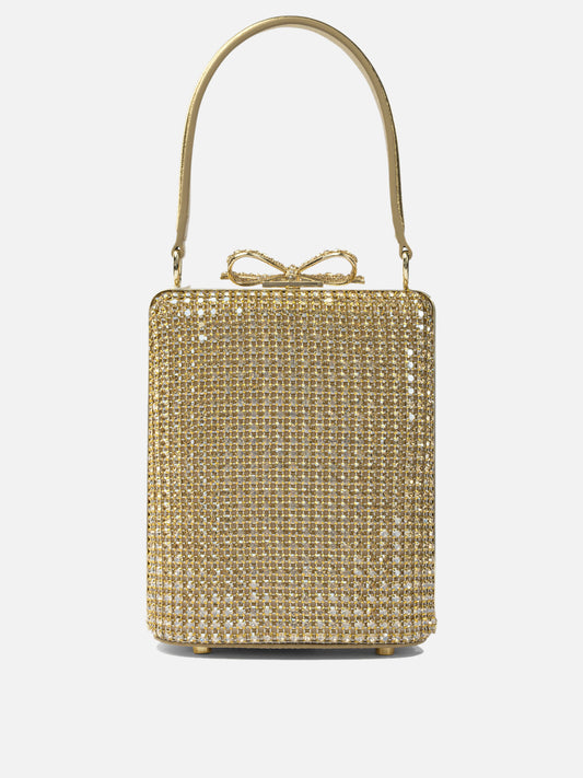 Mini bags 97% polyamide 3% elastane  Gold - Self-portrait Women | PDP | VIETTI Online Store 
