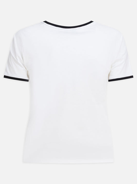 Crewneck t-shirts Logo  White - Self-portrait Women | PDP | VIETTI Online Store | 2
